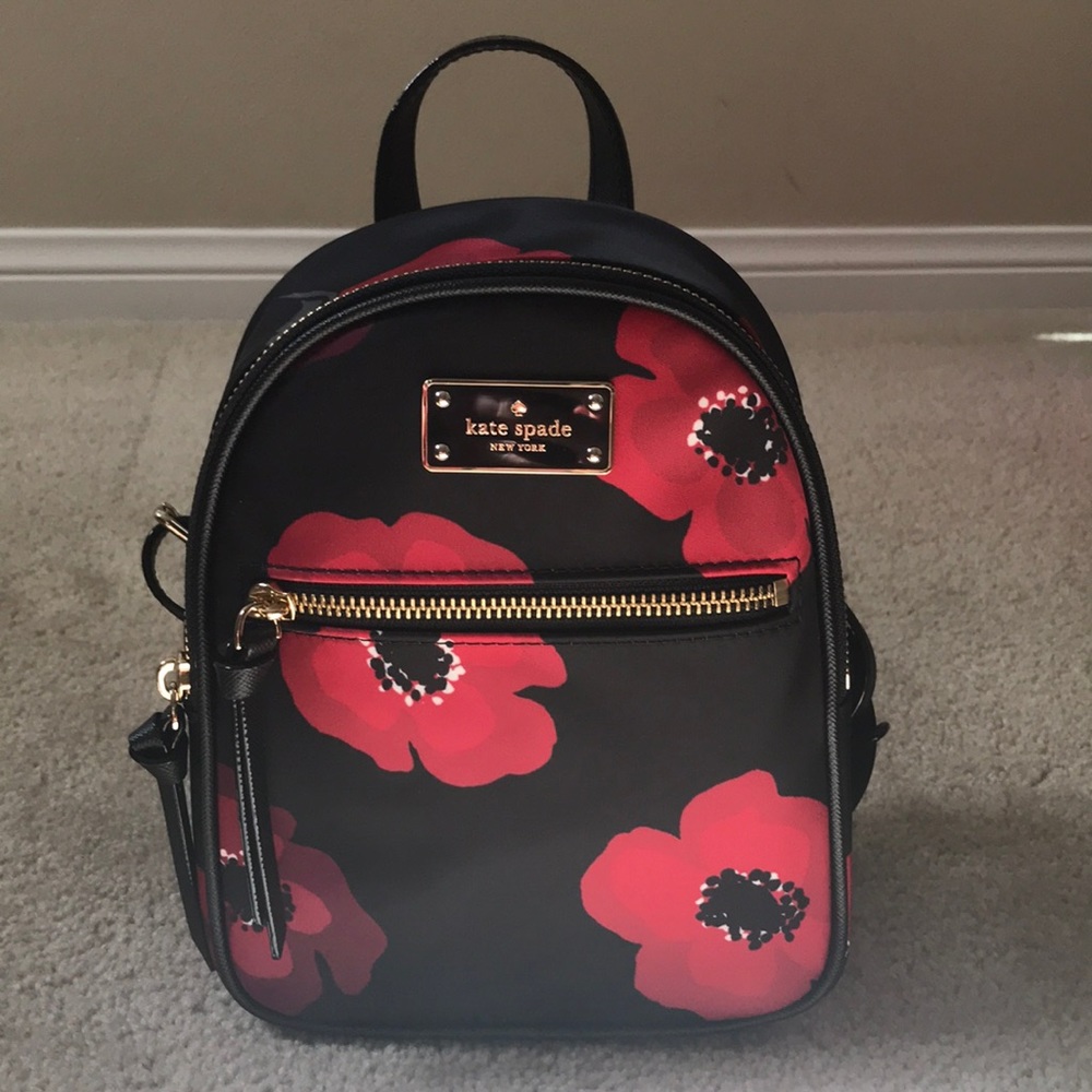Kate Spade mini Wilson Road Poppy backpack